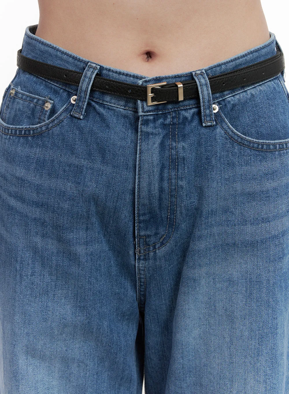 Stylish Faux Leather Belt OD417