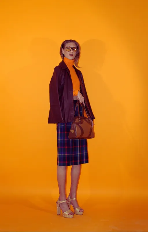 Vintage Soft Leather Coat