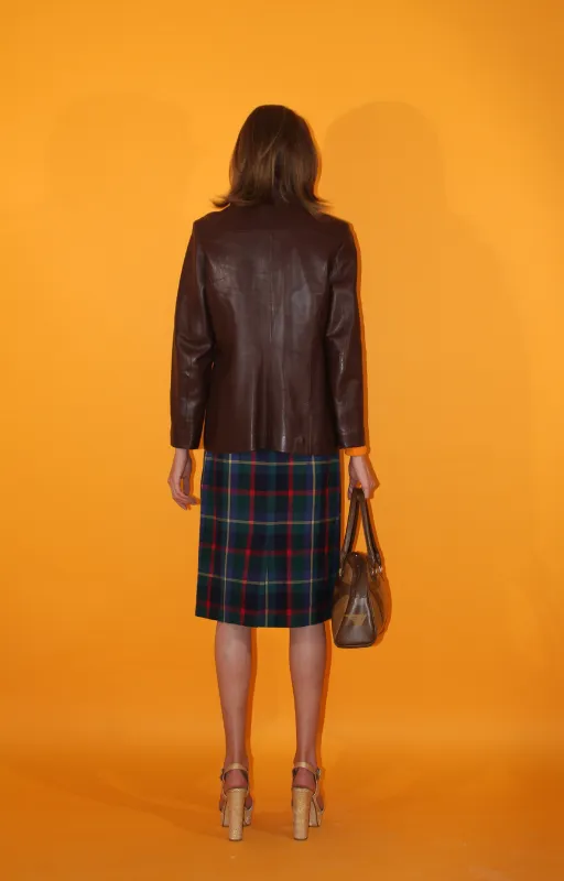Vintage Soft Leather Coat