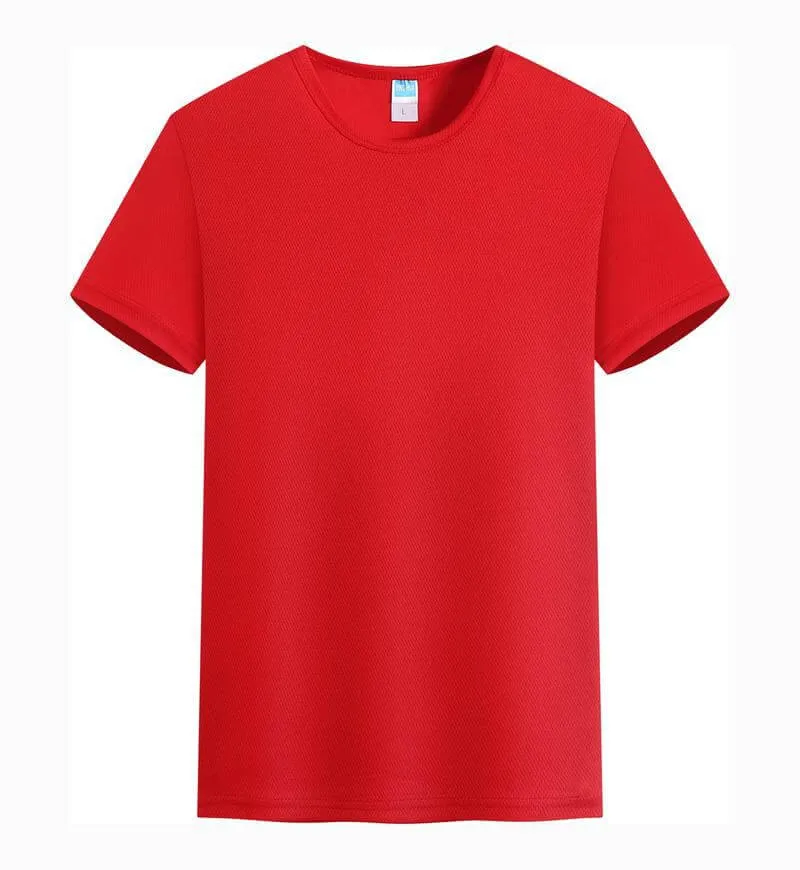 Wholesale Blank Plain Quick-Dry T-Shirt For Men Women