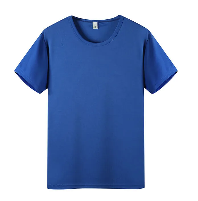 Wholesale Blank Plain Quick-Dry T-Shirt For Men Women