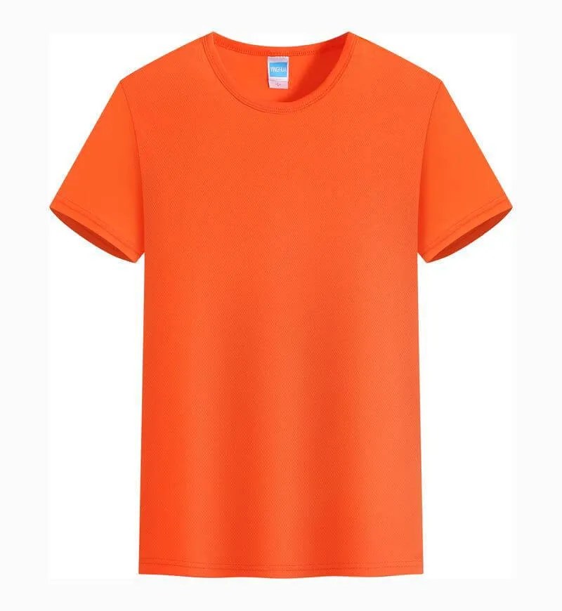 Wholesale Blank Plain Quick-Dry T-Shirt For Men Women