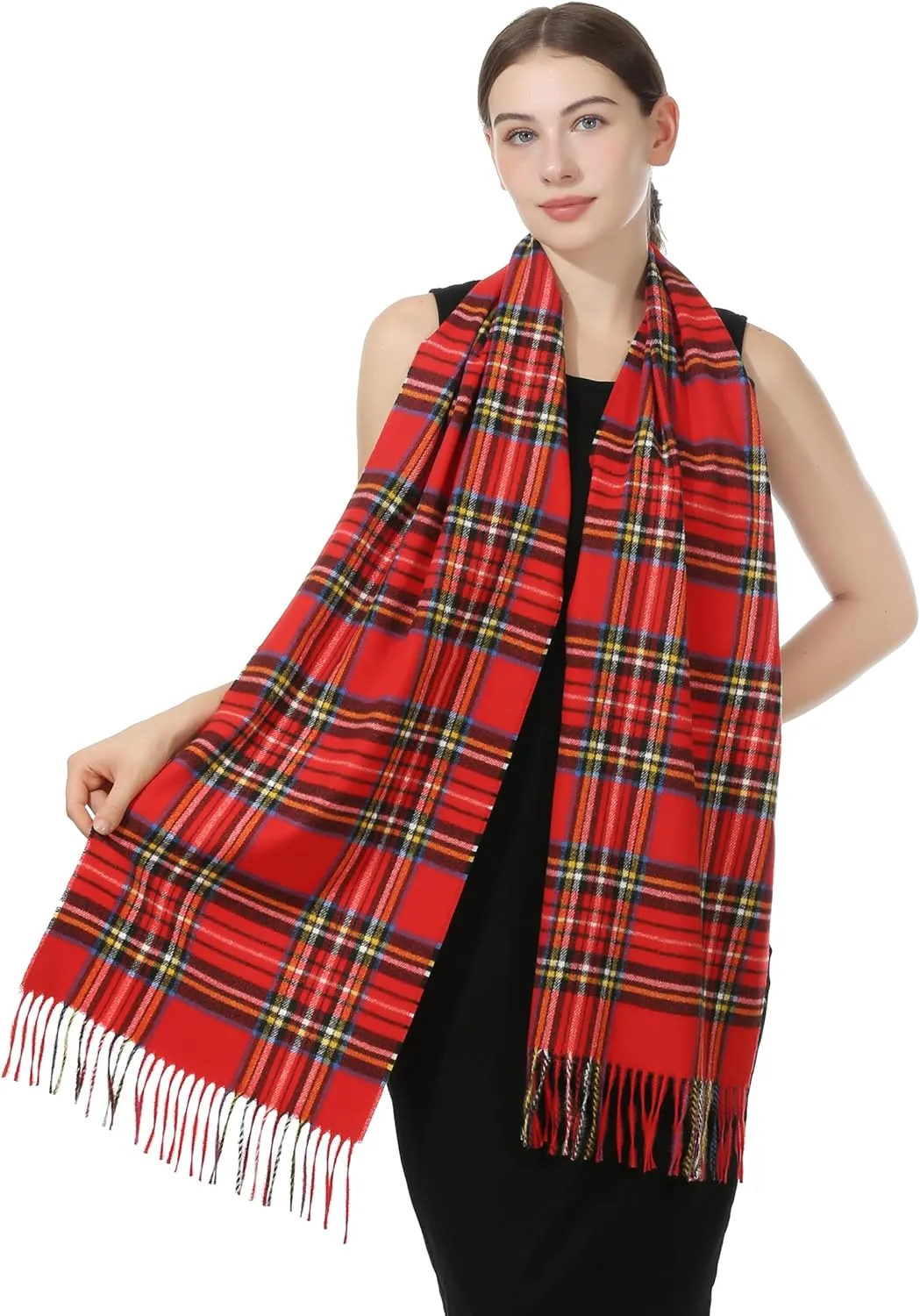 Women Winter Scarf Elegant Shawl Wrap Men Supreme Comfort Style Cashmere Feel Unisex Exquisite Timeless Design