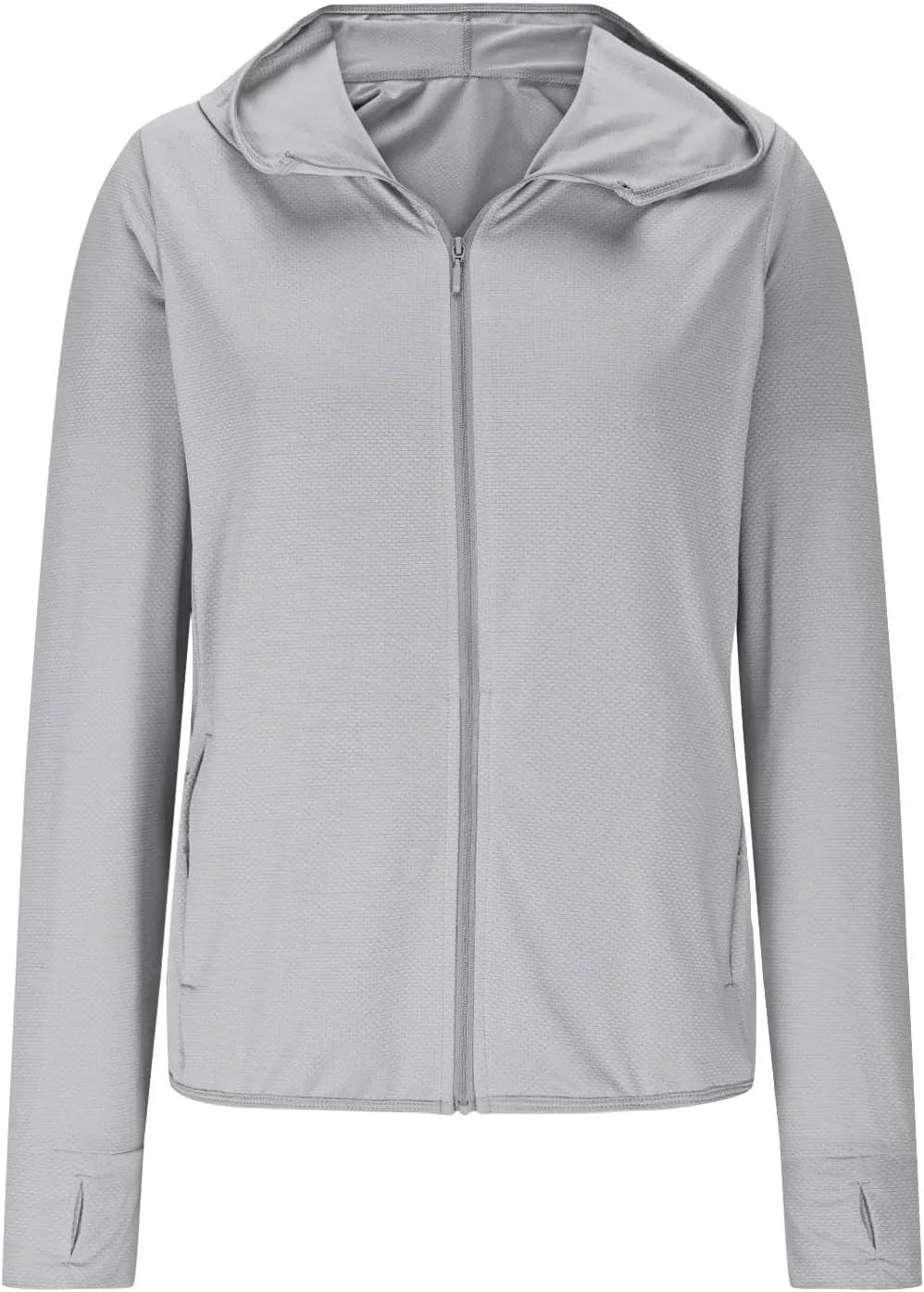 Womens Jackets Lightweight Trendy Long Sleeve Sunscreen Coat With Hood Casual Loose Breathable Summer Vacation Outfit