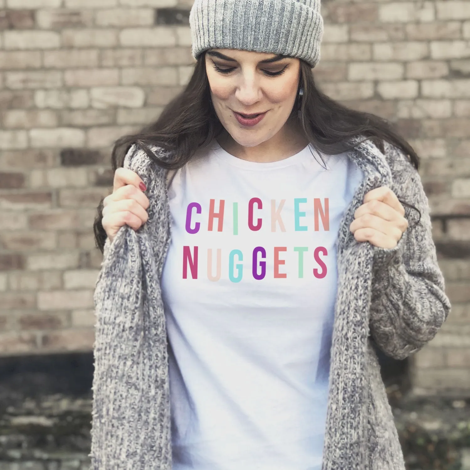 Women's Personalised Food Slogan T Shirt