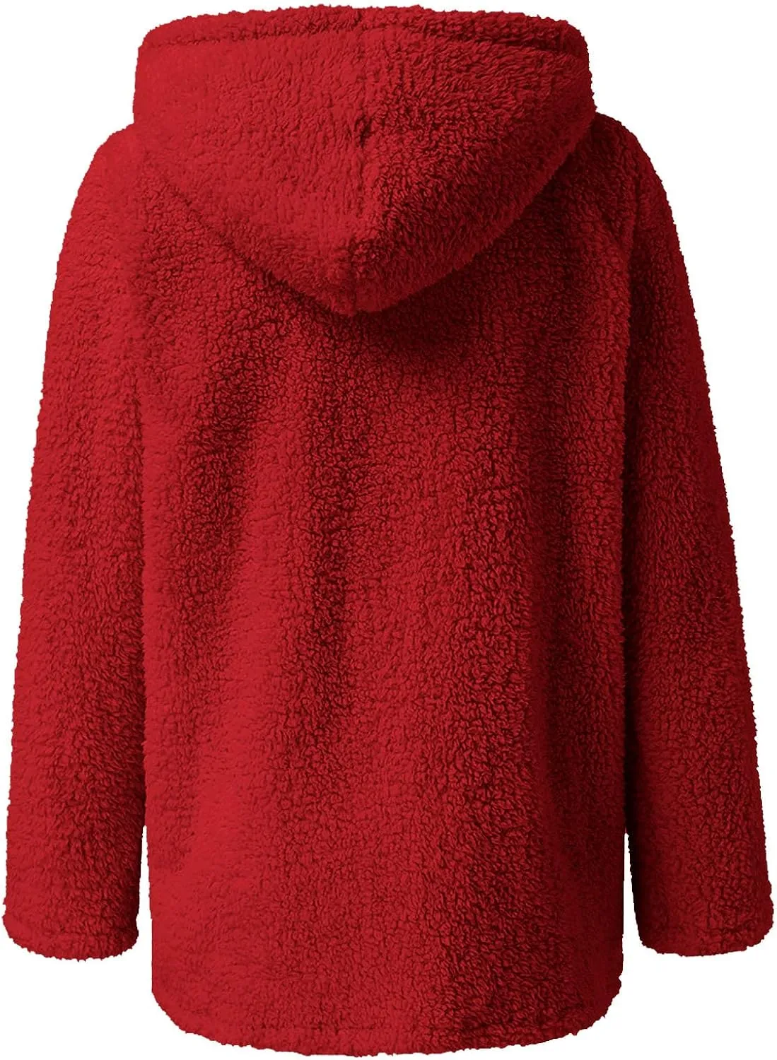 Womens Warm Coats 2025 Winter Fleece Teddy Sherpa Jacket Trendy Full Zip Up Hoodies with Pockets Soft Outerwear